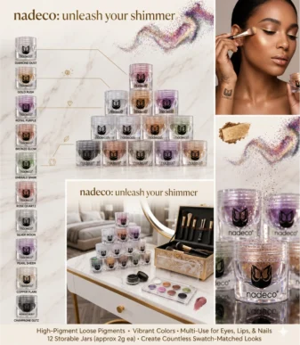 Nadeco 009 Moonlight Pearl Eye Pigment Powder – 5 Nadeco 009 Moonlight Pearl Eye Pigment Powder - 5