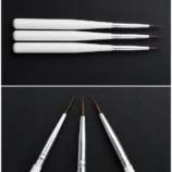 Nadeco Fine Detail Nail Art Brush Set – 3 Pcs - 5