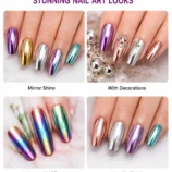 Nadeco Chrome Nail Powder Set – 12 Colors - 5