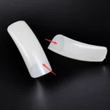 Nadeco D Lock Full Cover Nail Tips – 500 Pcs - 5