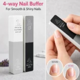Nadeco 4-Way Nail Buffer Block – Pack of 1 - 5