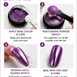 Nadeco Chrome Nail Powder Set – 12 Colors - 6