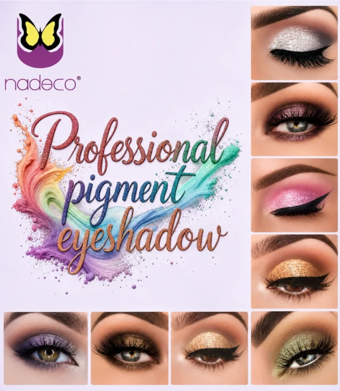 Nadeco 001 Premium Loose Eye Pigment Powder – Rose Gold Shimmer - 6