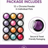 Nadeco Chrome Nail Powder Set – 12 Colors - 8