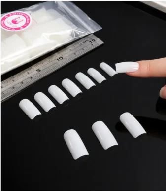 Nadeco D Lock Full Cover Nail Tips – 500 Pcs - 9