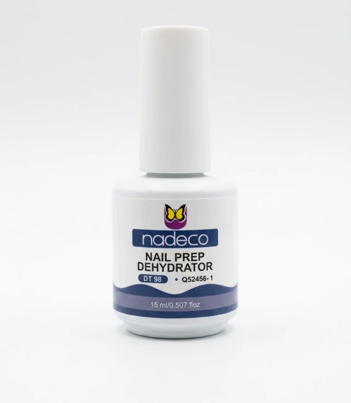 Nadeco Nail Prep Dehydrator, 15ml, Removes Oil for Strong Adhesion, Long-Lasting Manicure