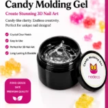 Nadeco Carving Gel for 3D Nail Art – Clear, 50g -2