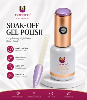 Nadeco Soak-Off UV LED Gel Nail Polish – Shade 005 -2
