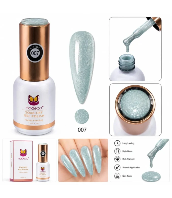 NADECO Soak-Off UV/LED Gel Nail Polish – Shade 007 -2