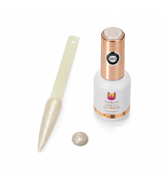 NADECO Crystal Star Sand Cat Eye Gel Nail Polish – Shade 001 - 2 NADECO Crystal Star Sand Cat Eye Gel Nail Polish – Shade 001 - 2