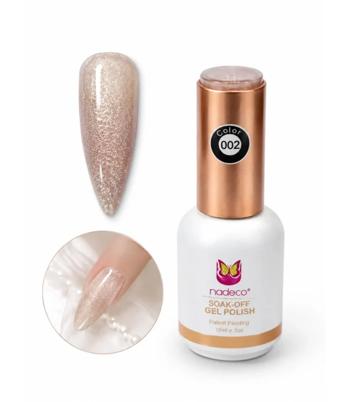 NADECO Crystal Star Sand Cat Eye Gel Nail Polish – Shade 002 -2