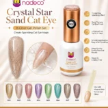 NADECO Crystal Star Sand Cat Eye Gel Nail Polish – Shade 002 -3