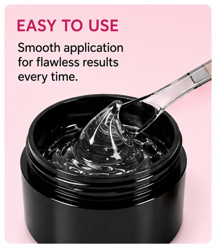Nadeco Carving Gel for 3D Nail Art – Clear, 50g -4