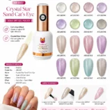 NADECO Crystal Star Sand Cat Eye Gel Nail Polish – Shade 001 - 4
