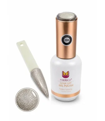 NADECO Crystal Star Sand Cat Eye Gel Nail Polish – Shade 008 -1