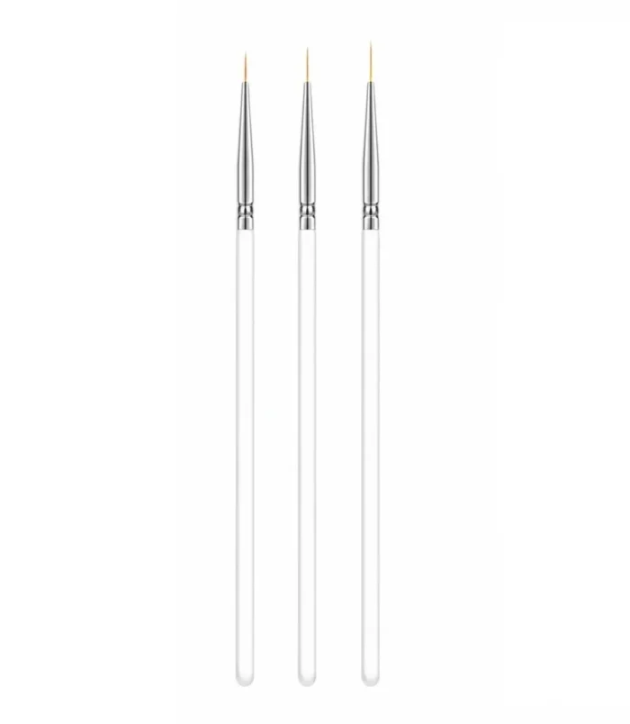 NADECO Professional Fine Detail Nail Art Liner Brush Set -1
