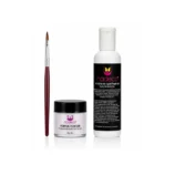 NADECO Nail Kit with Acrylic Powder, Acrylic Liquid Monomer & Nail Brush -1