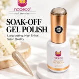 NADECO Crystal Star Sand Cat Eye Gel Nail Polish – Shade 008 -2