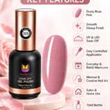 NADECO Dusty Rose Gel Nail Polish #05 -2