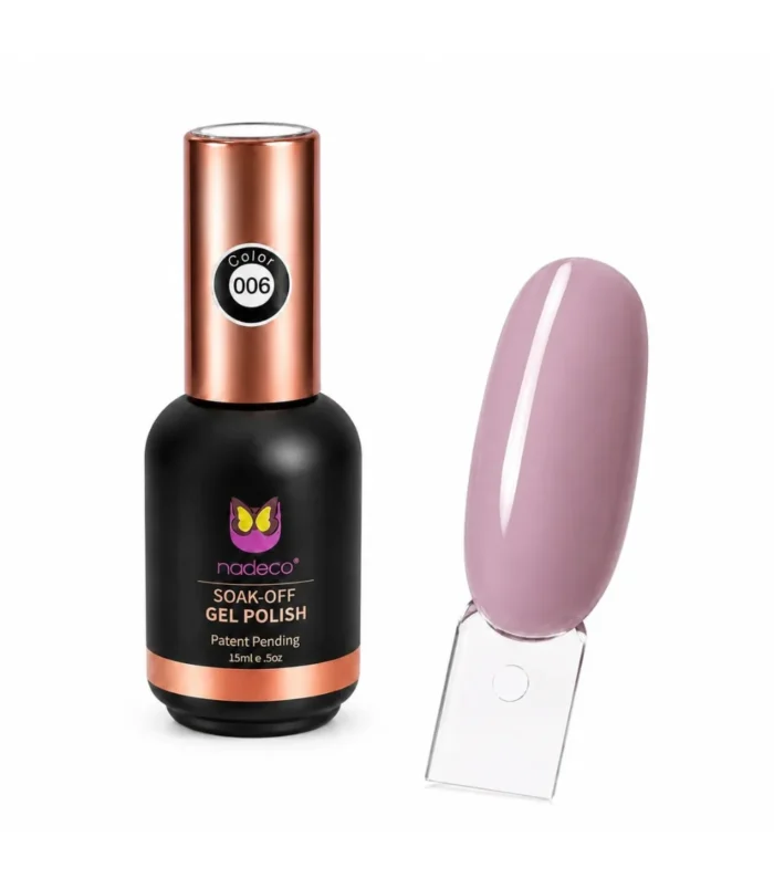 NADECO Soft Mauve Gel Nail Polish #06 -1 NADECO Soft Mauve Gel Nail Polish #06 -1
