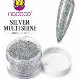 NADECO Silver Multi Shine Loose Glitter -3