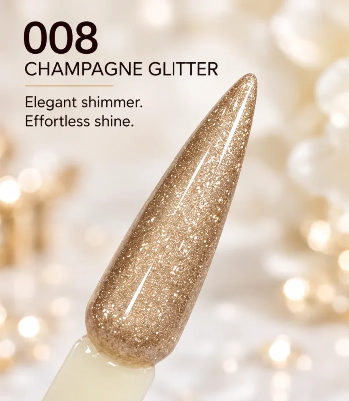 NADECO Crystal Star Sand Cat Eye Gel Nail Polish – Shade 008 -4 NADECO Crystal Star Sand Cat Eye Gel Nail Polish – Shade 008 -4